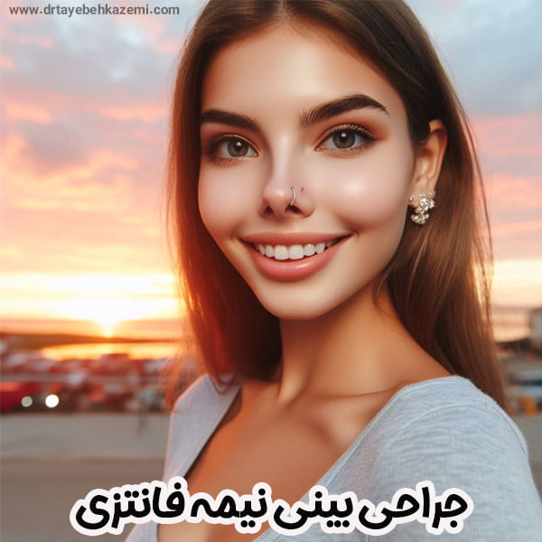 جراحی بینی نیمه فانتزی - https://drtayebehkazemi.com/