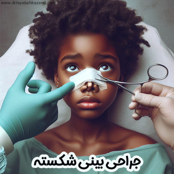 جراحی بینی شکسته - https://drtayebehkazemi.com/