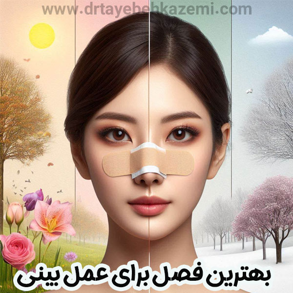 بهترین فصل برای عمل بینی - https://drtayebehkazemi.com/