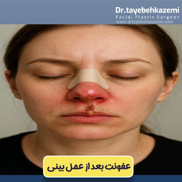 عفونت بعد از عمل بینی و علائم هشداردهنده آن